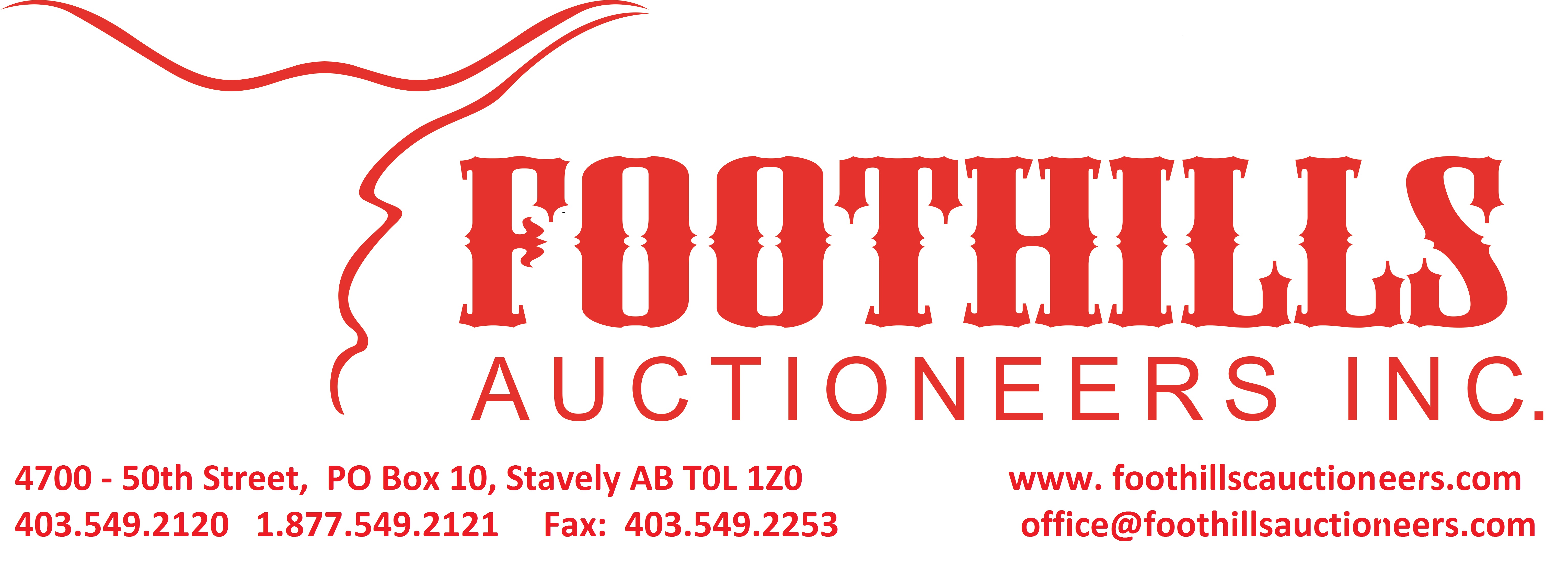 Foothills Auctioneers Inc.
